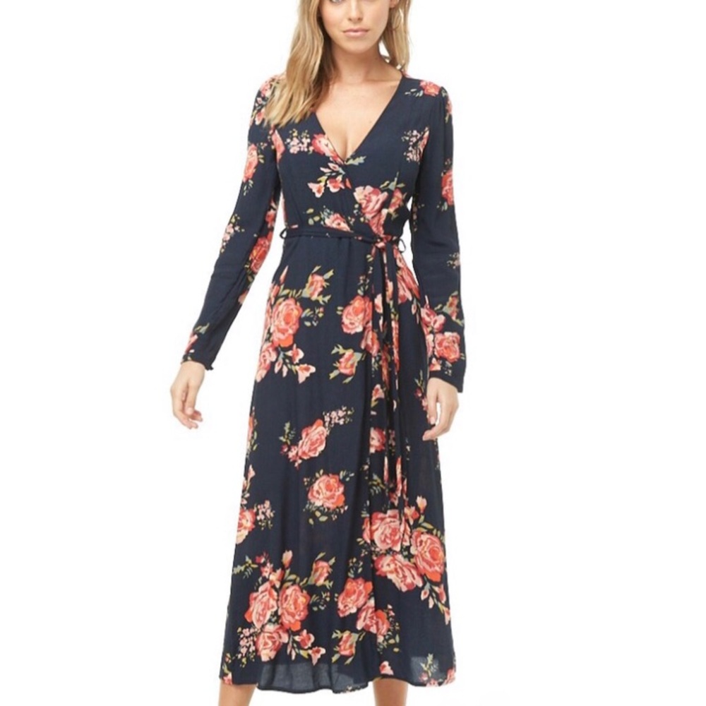 Floral Maxi Midi Summer Wrap Dress Bikini Coverup